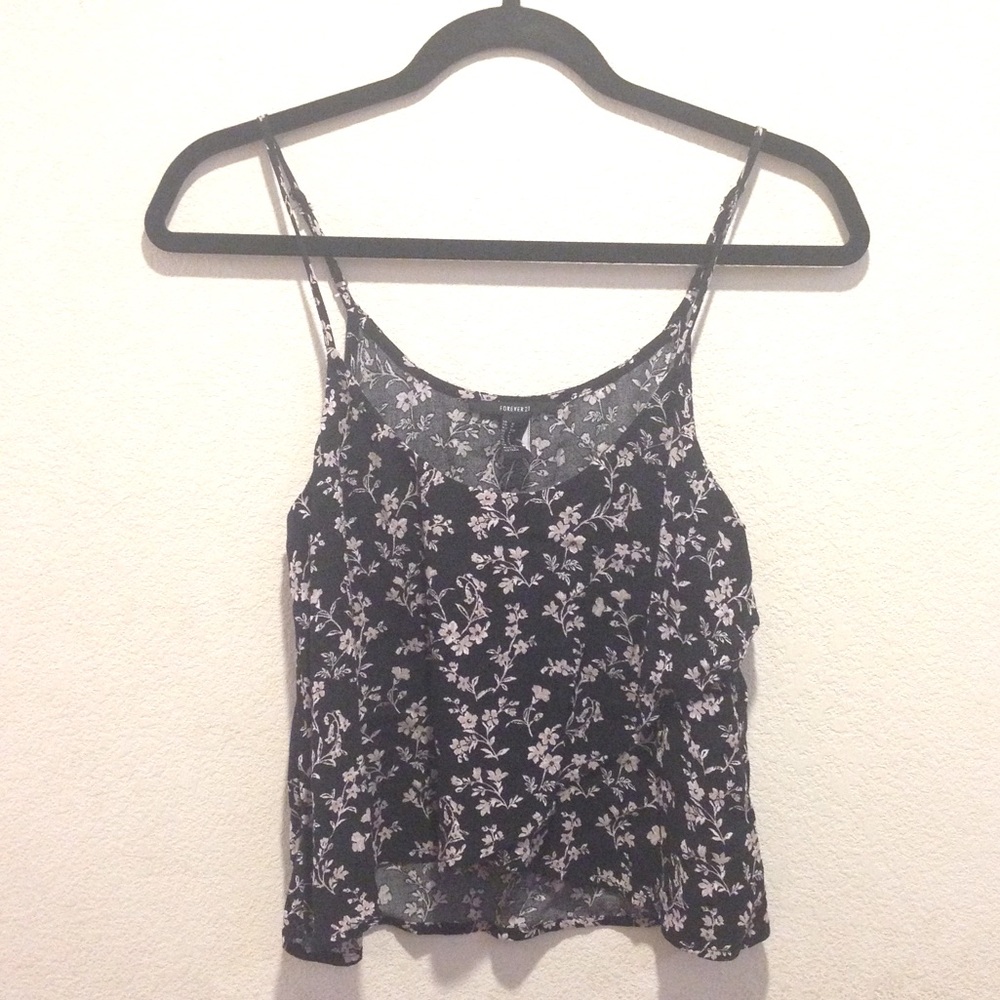 Flowy floral tank
